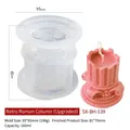 Molde de silicona columna romana para velas artesanales y manualidades de cera - Columna Romana Retro (Versión Mejorada) BH-139