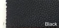 Tracolla regolabile in pelle PU nera con trama a grana litchi per borsa da donna - Trama Litchi Nero 2,5 cm