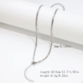 3mm silver snake chain necklace with star engravings and lobster clasp in 45cm length - 3.0mm Sun Pattern Snake Chain - Silver