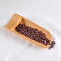 Artificial PVC chocolate coated melon seeds in a rustic bamboo tray for food display - Purple Rice (500g)