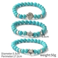 S2203-14 Ocean Series 3-Piece Bracelet Set