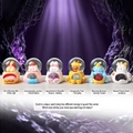 Cute set of 6 animal crystal ball blind boxes with resin bases and LED light function - A450 Crystal Love Snow Globe Series Set of 6 / Full Box Set