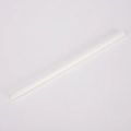 Single white Tritan reusable straw for water cups, minimalist durable drink accessory - Beveled Straw / 1.2*26.5cm / White