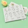 DIY silicone mold for 0-9 numbers and ordinal suffixes for cake fondant decoration - Numbers and Suffixes (3)
