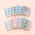 Raccoglitore per risparmio in PVC trasparente con bottoni colorati e inserti sfida - Sfida di risparmio da $1000 / Viola