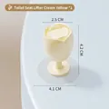 Creamy yellow tulip silicone toilet lid lifter handle with suction cup base for hygiene - Suction Cup Lid Lifter / Tulip - Cream Yellow (Lid Lifter)