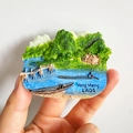3D souvenir fridge magnet featuring scenic Vang Vieng Laos landscape design - (93) Vang Vieng Laos