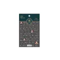 5D embossed Christmas nail stickers featuring Santa Claus and festive English lettering - TS-1055 Christmas Letter (5D Relief)