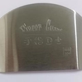 SUS 304 stainless steel finger guard for cutting vegetables with brushed metal finish - 304 Stainless Steel / Double Finger (Stamped)