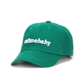 Πράσινο καπέλο μπέιζμπολ με λευκό κέντημα CALLMEBABY σε βαμβακερό ύφασμα ποιότητας - Πράσινο