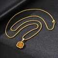 Met Ketting Goud / Tijgeroog