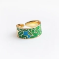 Adjustable Open Green Porcelain