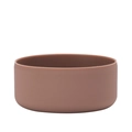 Brown silicone protective sleeve for wide-mouth water bottle and tumbler base - Light Coffee