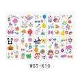 Set of 10 waterproof cartoon animal and treat stickers in vibrant dopamine colors - Cute Pet & Dopamine Theme (K10)