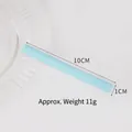 Light blue PVC macaron style chocolate stick prop with 10cm length and spiral texture - Light Blue Chocolate Stick