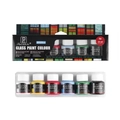 6-color professional glass paint set with 25ml bottles for china and ceramic painting - 6-Color Glass Paint