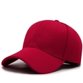 Vibrant red stretch fitted baseball cap in breathable pineapple mesh fabric - Elastic 57-58cm / Red