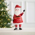 Rote und weiße Weihnachtsmann-Briefkasten-Deko mit Merry Christmas und Letters to Santa - Großer Weihnachtsmann-Briefkasten