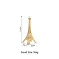Golden Eiffel Tower model figurine small size 13cm height and 5cm base width - Gold - 13CM Tower