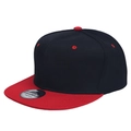 M (56-58cm) Black Top Red Brim