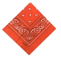 Bandana de cowboy classique rouge en 100% coton avec motif paisley de style western - Bandana 54*54cm / Bandana 100% Coton 9# Orange