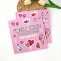 Sweet Heart Bold & Easy coloring book with pink cartoon ice cream and cake covers - Sweet Heart (TS04-Sweet Heart)