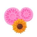 Stampo in silicone rosa per girasoli con texture dettagliate dei petali dei fiori - 1# Girasole / Rosa