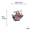 Blue cruise ship embroidery patch featuring Adam lettering and 6cm size marking - GZ-2516