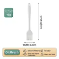 Pennello da cucina in silicone bianco lungo 21 cm e pesante 45 g - Pennello per Olio