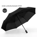 Single-user automatic business folding umbrella in black with 97cm diameter span - 8-Rib Automatic / Black