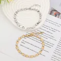 Minimalist stainless steel heart bracelets in gold and silver with cubic zirconia stones - Heart Style (Silver 002)
