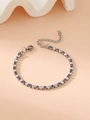 Bracelet / 3mm / Light Purple & White 1:1