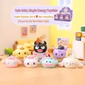 Sanrio-style cat blind box figures set including pink, blue, and purple character toys - A096 Cute Baby Magic Set 6 / Random One