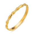 173 Golden Bamboo Bracelet