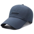 Breathable slate blue quick-dry baseball cap with PWRFIT embroidery and laser-cut vents - Adjustable / Navy Blue