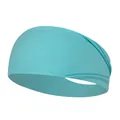 Cinta de yoga elástica azul claro de tejido de algodón elástico para correr - Azul Celeste