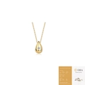 Gold S925 sterling silver necklace with moissanite pear pendant and GRA certificate - Water Drop 3.0mm Moissanite / With GRA Certificate