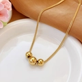 Three Beads Double Chain