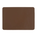 Brown rectangular silicone craft mat with rounded corners and non-slip matte texture - Brown