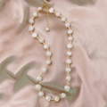 Irregular Pearl Metal Tube Style