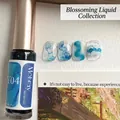 Mobray aquarel nagel blooming gel Y04 met blauw marmer effect, 8ml flesje - Smudge Liquid Y.04 (Y.04)