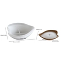 Stampo in silicone a foglia per candele con misure per creazioni fai-da-te in resina - Stampo per tazza di candela a foglia