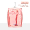 Peach pink eyelash curler set with wide-angle and partial clips in a cat paw design - Peach Pink Set (Wide + Partial)