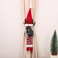 Christmas gnome curtain tieback with red hat and reindeer antlers for festive decor - Reindeer Antler Female
