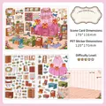 Midnight Tailor DIY pop-up sticker set with background card and 2 PET sticker sheets - Midnight Tailor