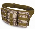 Tactical waist bag with desert digital camouflage pattern and MOLLE webbing system - Desert Digital