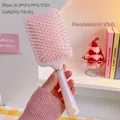Perlmuttfarbene pinkfarbene Massage-Haarbürste für langes Haar mit Antistatik-Effekt - 1# Perlmutt Rosa