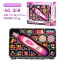DIY electric hair braider toy set for girls with colorful beads and creative accessories - 008: Hardcover Hair Beader Set