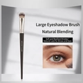 Large eye shadow blending brush with soft bristles and matte black handle for smooth application - G1037 Large Eyeshadow Brush