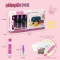 Kinder DIY Diamantstift-Set mit Applikator, 6 Spitzen, Stickern und 1000 bunten Steinen - DIY Diamanten Malstift Set